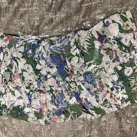 Floral Print Self-Tie Top - Picture 5 of 5